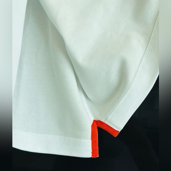 Hermes White Polo Shirt short sleeves runs small. Brand new w/tags, Size 2XL, XL - Picture 11 of 14